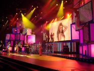 P5 Stage Background LED Display Big Screen Rental Video Wall 120 Degree Viewing Angle