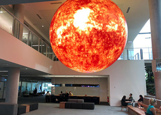 P2 P2.5 Elastyczny wewnętrzny wyświetlacz LED, wyświetlacz LED z kulą billboardową