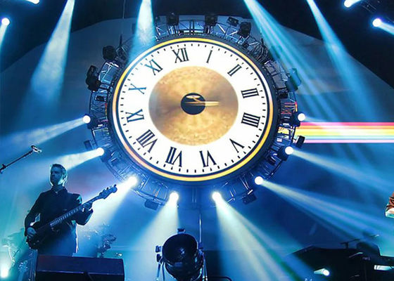 P1.875 P1.538 Okrągły wyświetlacz LED P2, wyświetlacz reklamowy LED 750cd / m2