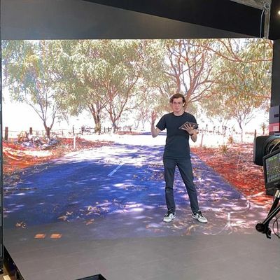 Niestandardowy komercyjny ekran LED, wyświetlacz LED Street Movie XR Stage