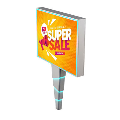 Łatwa instalacja 8000nits IP65 p6 ze stali zewnętrzne LED cyfrowe billboardy