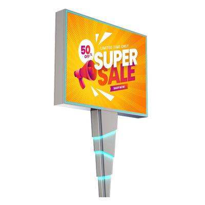 Łatwa instalacja 8000nits IP65 p6 ze stali zewnętrzne LED cyfrowe billboardy