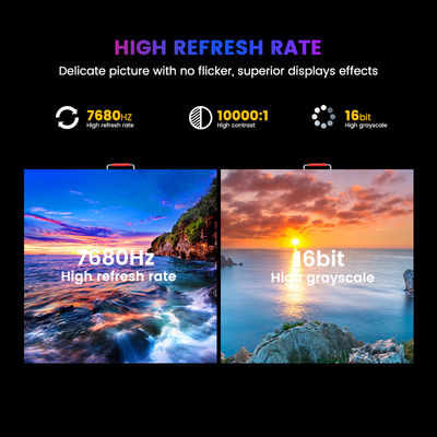 Reklama Led Board Ekran LED Reklama komercyjna P6.67 Ekran LED zewnętrzny pełnokolorowy 8000cd/m2 960*960mm