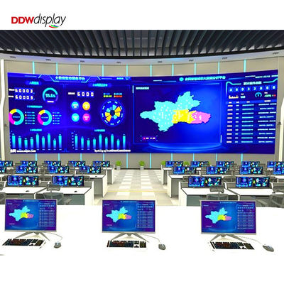 Ekran LED w pomieszczeniach 500x250/750x250/1000x250mm, szafa aluminiowa, 1200nits Jasność, P1.56 P1.95 P2.5 P2.6 P2.9 P3.91 dla wyświetlaczy komercyjnych