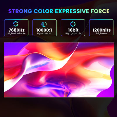 Ekran LED w pomieszczeniach 500x250/750x250/1000x250mm, szafa aluminiowa, 1200nits Jasność, P1.56 P1.95 P2.5 P2.6 P2.9 P3.91 dla wyświetlaczy komercyjnych