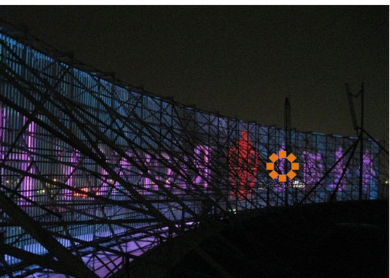 Duży, przezroczysty wyświetlacz LED z miękkim ekranem Ultra Mince Glass P12 Pełny kolor