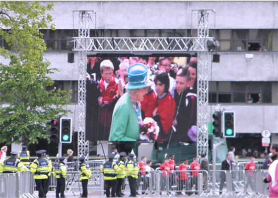 Wynajem na zewnątrz RGB Wyświetlacz LED Wodoodporna animacja synchronizacji