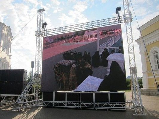 Wynajem ekranu LED o wysokiej jasności Wodoodporne wewnętrzne ściany wideo LED RGB SMD 3 w 1