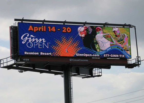 DIP 1R1G1B Wyświetlacz ścienny LED Zewnętrzne billboardy cyfrowe Wodoodporne kropki 32x16