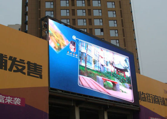 Zewnętrzna tablica reklamowa LED o wysokiej jasności 8 mm Pixel Nichia lub Epistar Chip