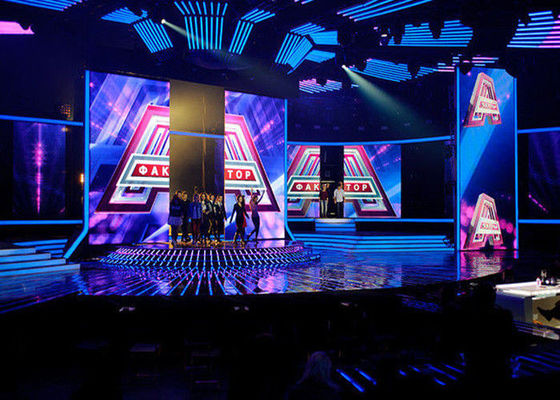 P6 Tło Ściana LED Wewnętrzny kolorowy ekran LED Wynajem Odlew aluminiowy