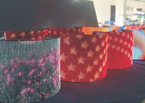 Wysoka częstotliwość odświeżania Elastyczny ekran LED Flex LED Ściana wideo z kontrolą WIFI