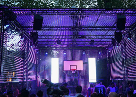 Twórczy kolorowy wyświetlacz HD Full HD P4 Filmy SMD Mała ścianka wideo 4 mm Piksel