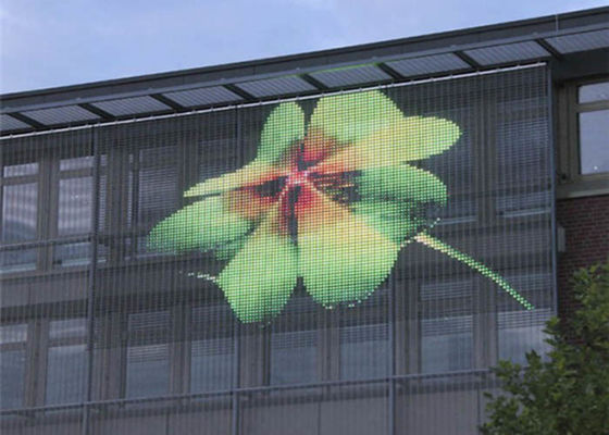 Zewnętrzny przezroczysty ekran LED o wysokiej jasności Szafka 500 mm x 1000 mm