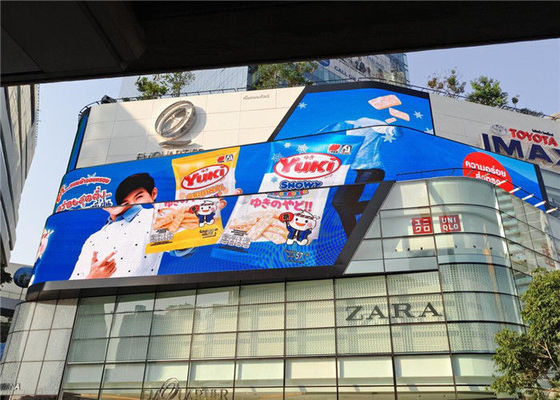 Zakrzywiony ekran LED P10 o wysokiej jasności z zakrzywioną obudową