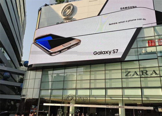 Zakrzywiony ekran LED P10 o wysokiej jasności z zakrzywioną obudową