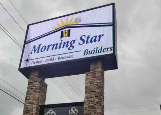 Reklama Zewnętrzny ekran LED P6 Serwis z przodu / z tyłu Naprawiono instalację