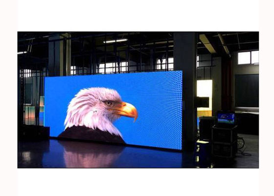 SMD Czarny P6 Wewnętrzny kolorowy wyświetlacz LED 900 - 1500 nitów Biel Jasność