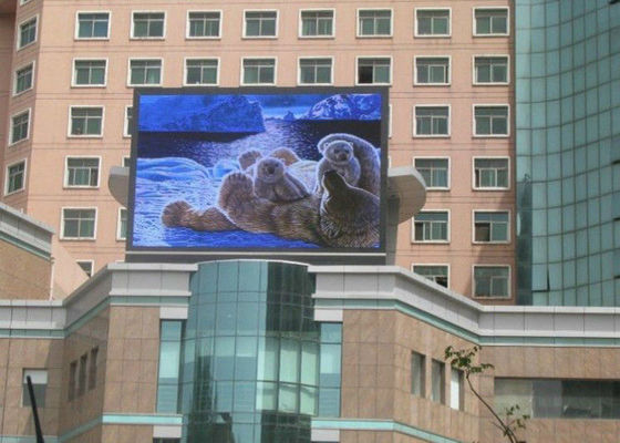 Zewnętrzna tablica reklamowa LED o wysokiej jasności 8 mm Pixel Nichia lub Epistar Chip