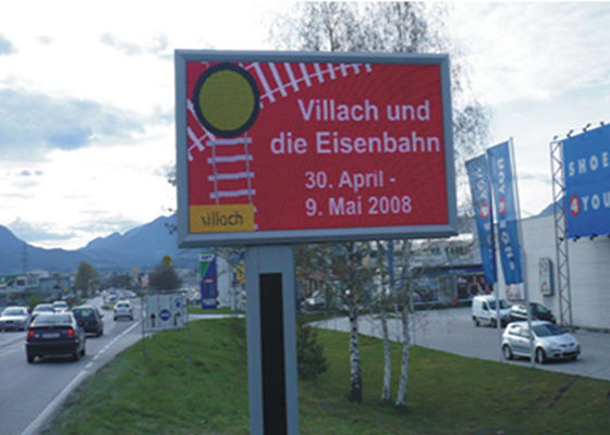 Super jasny zewnętrzny kolorowy wyświetlacz LED DIP346 P20 ze skanowaniem statycznym Łatwa instalacja