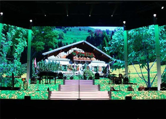 SMD2121 P3.91 Etapowy ekran LED Wewnętrzne tablice reklamowe Oszczędzanie energii