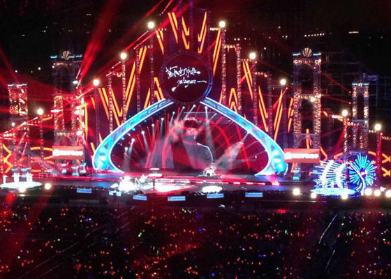 Wypożyczalnia scen wewnętrznych Wyświetlacz LED 6 mm Rozstaw pikseli 192 mm x 192 mm Rozmiar modułu