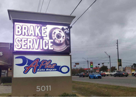 Zewnętrzny wyświetlacz LED z dwustronnym dostępem HD P4 z otwieranym frontem