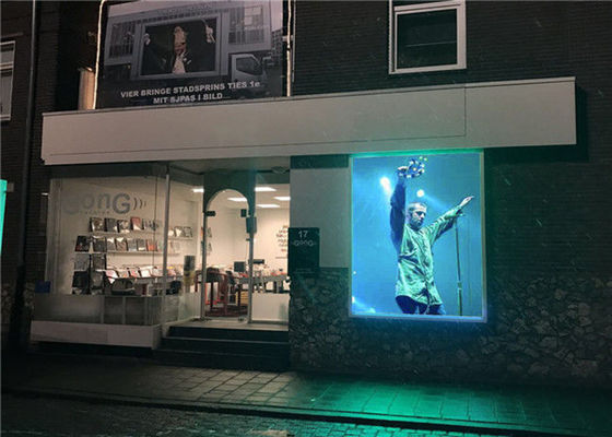 Lekki przezroczysty wyświetlacz LED 5000 nitów Jasność Specjalna konstrukcja płytki drukowanej