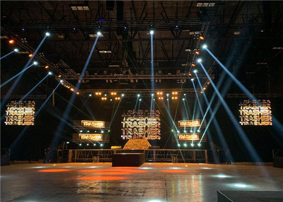 Komercyjny kryty kolorowy wyświetlacz LED Ściana wideo P4.8 Do wynajęcia Lekki