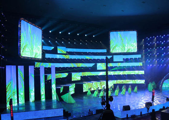 P3.91 Wewnętrzny wynajem Wyświetlacz LED Odlew aluminiowy Szafka 500 mm x 500 mm