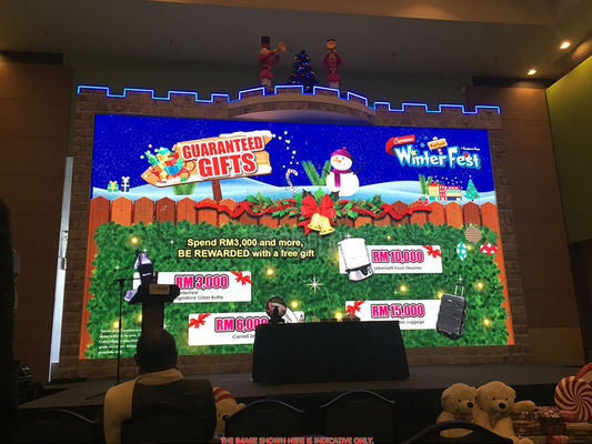 MIR-3.91128 * 128dot 1000nits Wyświetlacz LED do wypożyczania w pomieszczeniach SMD2121