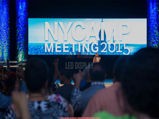 Wydarzenie publiczne SMD2020 840nits Wyświetlacz LED do wypożyczania w pomieszczeniach P3.91