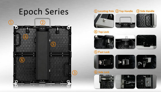 280W / M2 P3.91 1200nits Wypożyczalnia Wyświetlacz LED 500 * 1000 mm