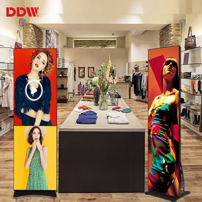 Cyfrowa reklama wideo LED Mirror Screen Indoor Ultra Thin Portable P1.75 P2 P2.5