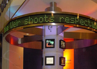 Przewijanie banku / sklepu Zewnętrzny kolorowy wyświetlacz LED P10mm, duży ekran DIP HD