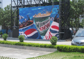 P6 5500cd / M2 280W Zewnętrzny kolorowy wyświetlacz LED 192 * 192 mm