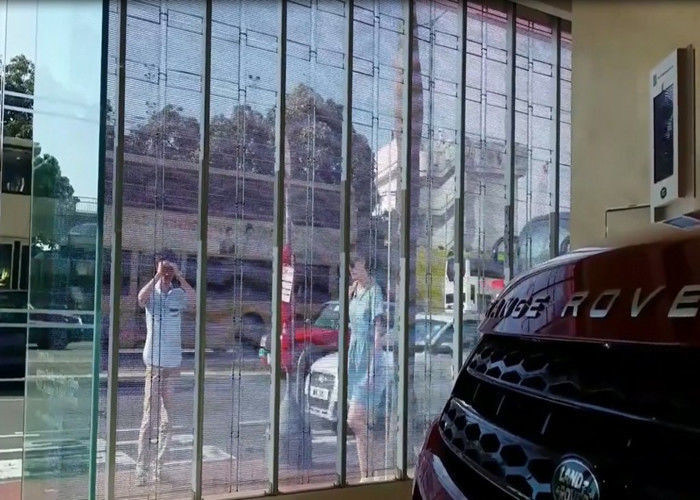 16-calowy odkryty przezroczysty wyświetlacz LED Lekka ściana LED z TV Tv dla publiczności