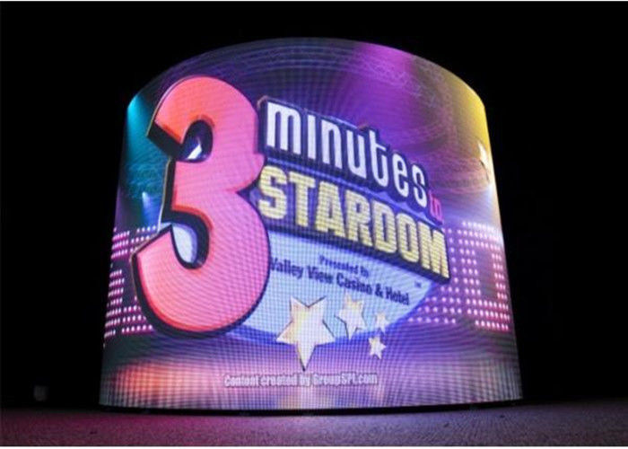 Skok 6,25 mm Wewnętrzny system LED do wypożyczania Pełny kolor Wąski Lekki