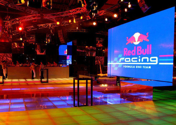 Telewizor P4.8 Mały ekran LED Reklamy wewnętrzne Znaki LED Cienki włókno węglowe