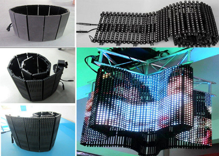 Super Slim Elastyczny ekran LED Pełny kolor SMD LED Billboard Reklama Wynajem