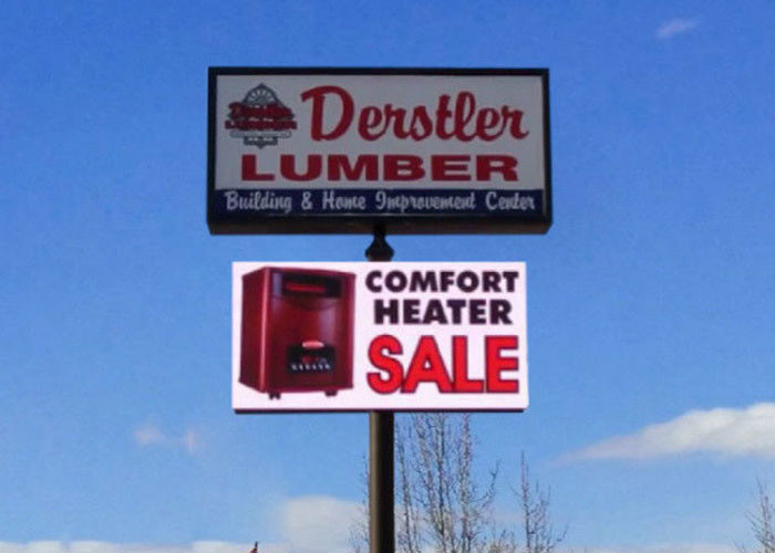 Wodoodporny wyświetlacz LED P10 Front Service DIP346 320 mm x 320 mm Rozmiar modułu