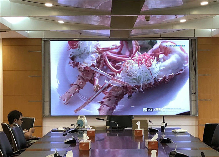 Wewnętrzny ekran LED o małych pikselach P1.25 Odlewana aluminiowa obudowa