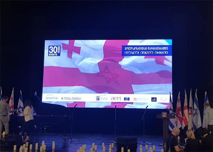 Wyświetlacz reklamy wewnętrznej Jasność ekranu scenicznego LED o jasności 900 nitów