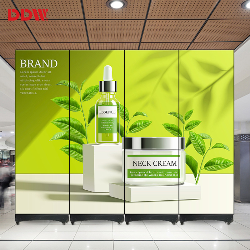 Cyfrowa reklama wideo LED Mirror Screen Indoor Ultra Thin Portable P1.75 P2 P2.5